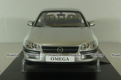 Opel Omega (B) Limousine 1996, silver, T9-1800430, Triple 9 1:18