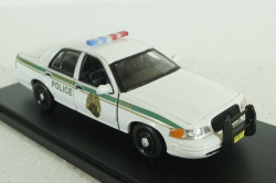 Ford Crown Victoria Miami Police from serial Dexter 2001, 86613, Greenlight 1:43