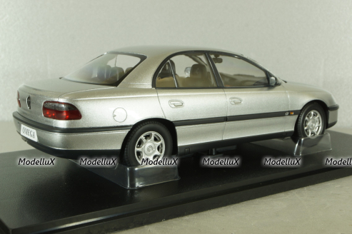 Opel Omega (B) Limousine 1996, silver, T9-1800430, Triple 9 1:18