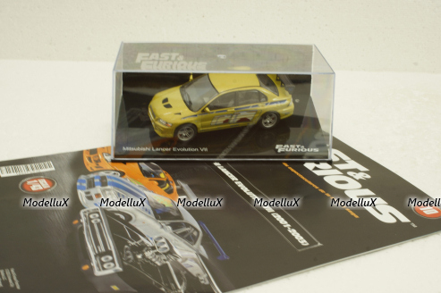 Mitsubishi Lancer Evolution VII (2001-2003) Brian O'Conner, Fast&Furious #10 Altaya 1:43