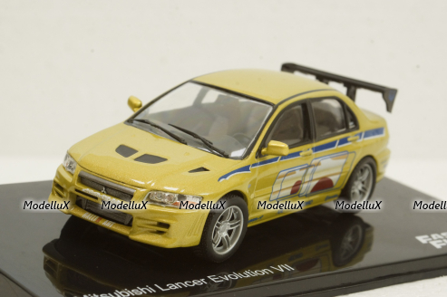 Mitsubishi Lancer Evolution VII (2001-2003) Brian O'Conner, Fast&Furious #10 Altaya 1:43