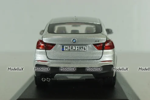 BMW X4 (F26) 2015, silver, Herpa 1:43