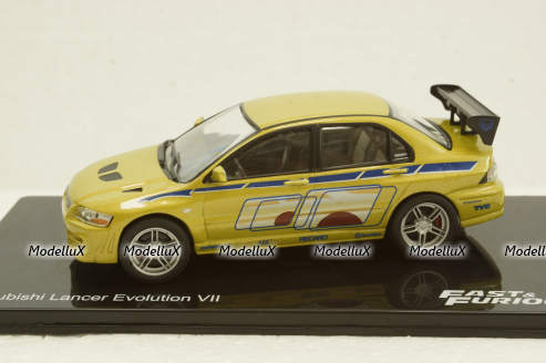 Mitsubishi Lancer Evolution VII (2001-2003) Brian O'Conner, Fast&Furious #10 Altaya 1:43