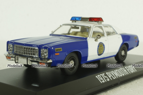 Plymouth Fury Osage County Sheriff 1975, 86602, Greenlight 1:43