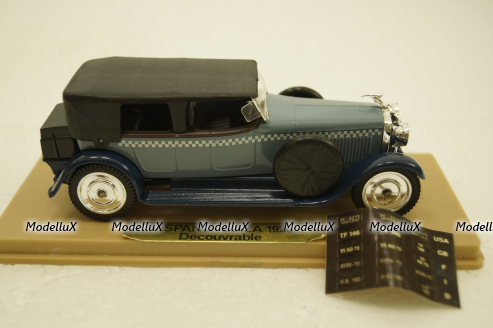 Hispano-Suiza 1926, Decouvrable, Solido 1:43