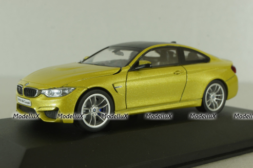 BMW M4 Coupe (F82) 2014, yellow, 070898, Herpa 1:43