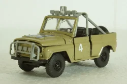 Уаз-469 ралли №4, бежевый, Агат 1:43