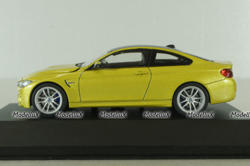 BMW M4 Coupe (F82) 2014, yellow, 070898, Herpa 1:43
