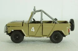 Уаз-469 ралли №4, бежевый, Агат 1:43
