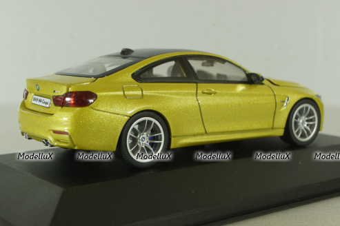 BMW M4 Coupe (F82) 2014, yellow, 070898, Herpa 1:43
