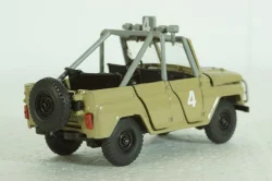 Уаз-469 ралли №4, бежевый, Агат 1:43