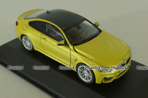 BMW M4 Coupe (F82) 2014, yellow, 070898, Herpa 1:43