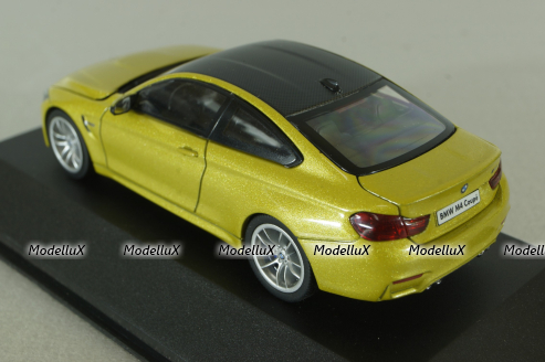 BMW M4 Coupe (F82) 2014, yellow, 070898, Herpa 1:43