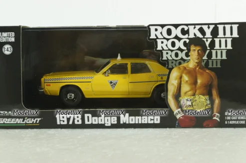 Dodge Monaco City Cab Rocky 3, 1978, 86612, Greenlight 1:43 Уценка!