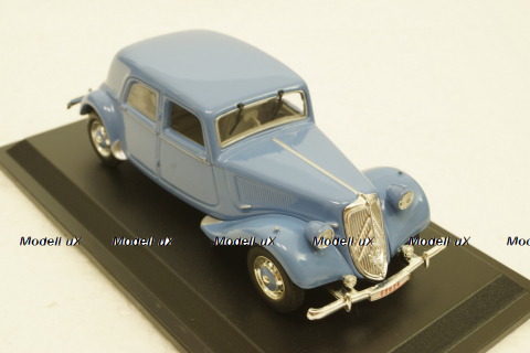 Citroen Traction 15 Six berline belge 1949, blue Atlas 1:43