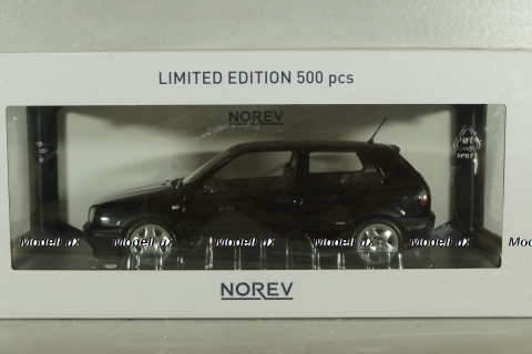 Volkswagen Golf VR6 (III)  1996, black, 188509, Norev 1:18