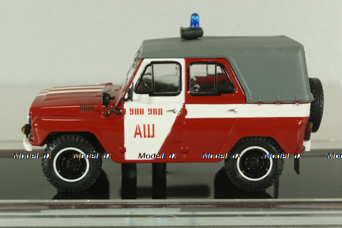 Уаз-469Б пожарный штабной автомобиль, TruckTyr 1:43