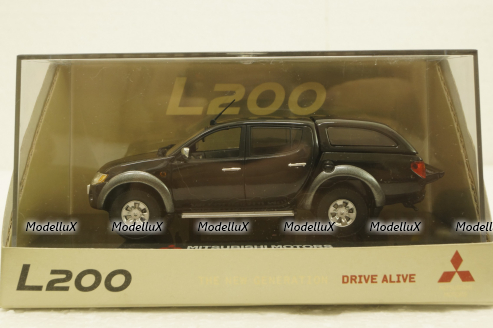 Mitsubishi L200, blue, SunStar 1:43