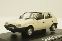 Skoda Favorit, white, 143ABS08EC, Abrex 1:43