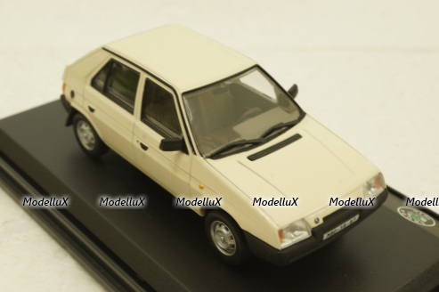 Skoda Favorit, white, 143ABS08EC, Abrex 1:43