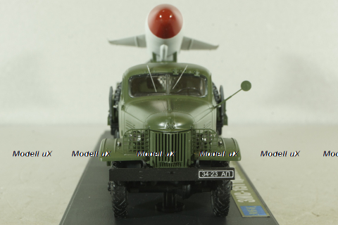 Зис-151 транспортер ракеты П-15, хаки, МБК 1:43