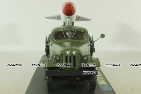 Зис-151 транспортер ракеты П-15, хаки, МБК 1:43