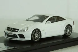 Mercedes SL65 AMG (R230) V12 BITURBO 2009  BLACK SERIES (white), ABSOLUTE HOT 1:43