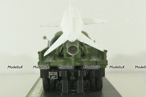 Зис-151 транспортер ракеты П-15, хаки, МБК 1:43
