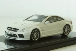 Mercedes SL65 AMG (R230) V12 BITURBO 2009  BLACK SERIES (white), ABSOLUTE HOT 1:43