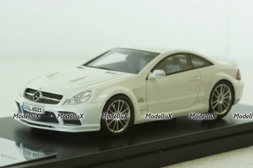 Mercedes SL65 AMG (R230) V12 BITURBO 2009  BLACK SERIES (white), ABSOLUTE HOT 1:43