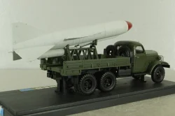 Зис-151 транспортер ракеты П-15, хаки, МБК 1:43