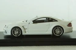 Mercedes SL65 AMG (R230) V12 BITURBO 2009  BLACK SERIES (white), ABSOLUTE HOT 1:43