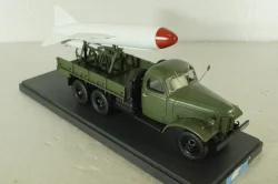 Зис-151 транспортер ракеты П-15, хаки, МБК 1:43