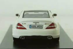 Mercedes SL65 AMG (R230) V12 BITURBO 2009  BLACK SERIES (white), ABSOLUTE HOT 1:43