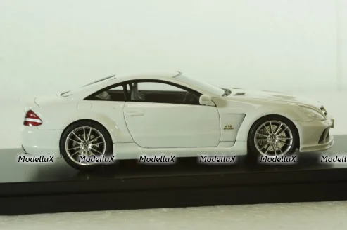 Mercedes SL65 AMG (R230) V12 BITURBO 2009  BLACK SERIES (white), ABSOLUTE HOT 1:43
