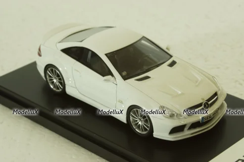 Mercedes SL65 AMG (R230) V12 BITURBO 2009  BLACK SERIES (white), ABSOLUTE HOT 1:43
