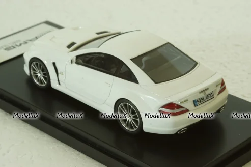 Mercedes SL65 AMG (R230) V12 BITURBO 2009  BLACK SERIES (white), ABSOLUTE HOT 1:43