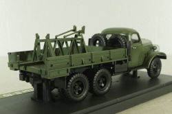 Зис-151 транспортер ракеты П-15, хаки, МБК 1:43