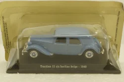 Citroen Traction 15 Six berline belge 1949, blue Atlas 1:43