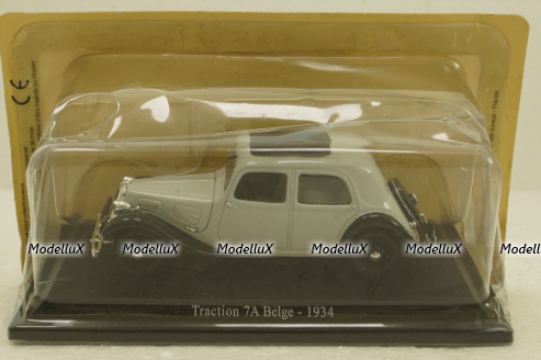 Citroen Traction 7A Belge 1934, gray Atlas 1:43