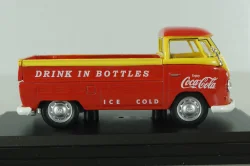 Volkswagen T1  Pickup "Coca-Cola" 1962, red, 442338, Motorcity 1:43