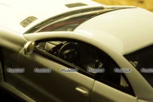 Mercedes SL65 AMG (R230) V12 BITURBO 2009  BLACK SERIES (white), ABSOLUTE HOT 1:43