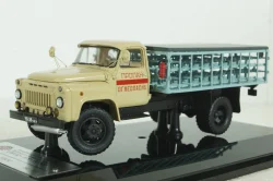 СТБ-52 Автомобиль для перевозки газоых баллонов на шасси Газ-52 1976 г., бежевый/голубой, 105242, DiP Models 1:43