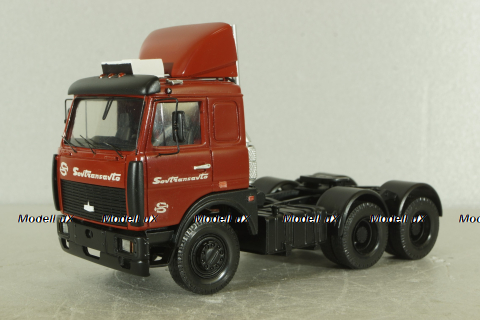 Маз-64226 тягач Совтрансавто, красный By.Volk 1:43