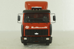 Маз-64226 тягач Совтрансавто, красный By.Volk 1:43