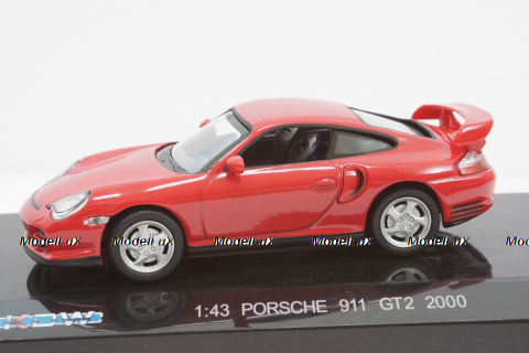 Porsche 911 GT2 2000, red, KDW 1:43