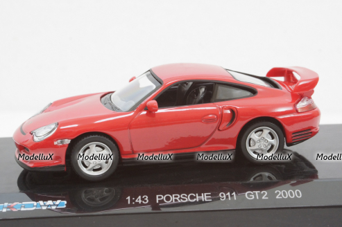 Porsche 911 GT2 2000, red, KDW 1:43