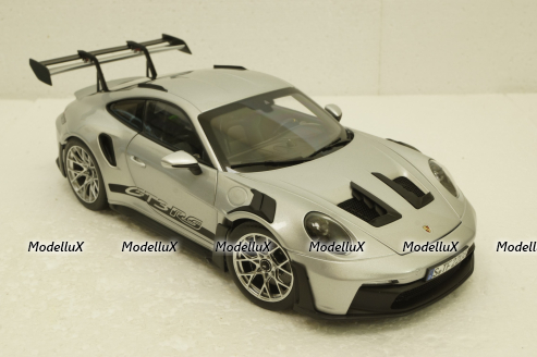 Porsche 911 GT3 RS 2022 GT, silver metallic, 187357, Norev 1:18