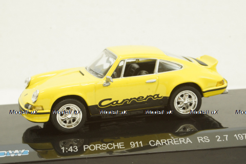 Porsche 911 Carrera RS 2,7 1973, yellow, KDW 1:4