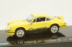 Porsche 911 Carrera RS 2,7 1973, yellow, KDW 1:4